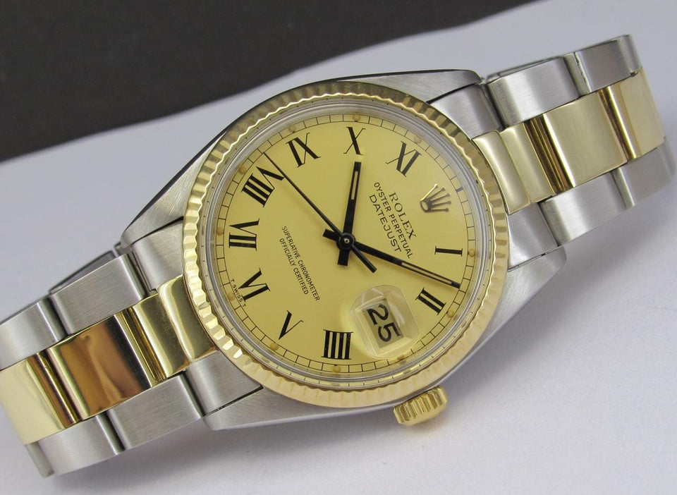 Rolex | Datejust | 16013 | Steel | 36 x 44 mm | Gold/Steel | Gold | Automatic