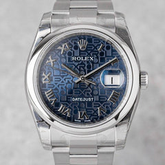 Rolex | Datejust | 116200 | Steel | 36 mm | Steel | Blue | Automatic