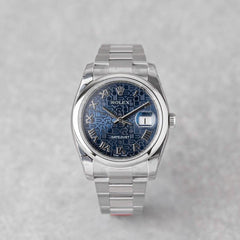 Rolex | Datejust | 116200 | Steel | 36 mm | Steel | Blue | Automatic