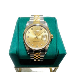 Rolex | Datejust | 16233 | Gold/Steel | 36 mm | Champagne | Automatic