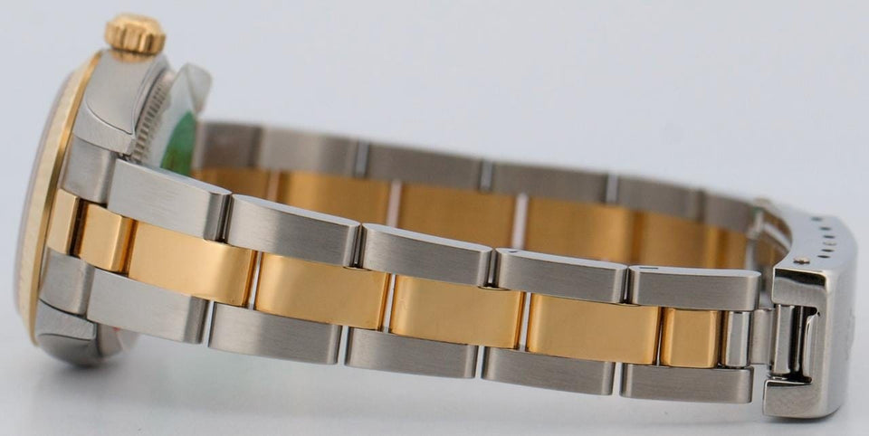 Rolex | Oyster Perpetual | 76193 | Gold/Steel | 24 mm | Black | Automatic