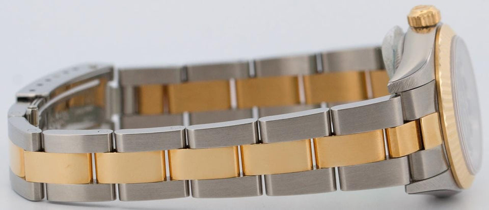 Rolex | Oyster Perpetual | 76193 | Gold/Steel | 24 mm | Black | Automatic