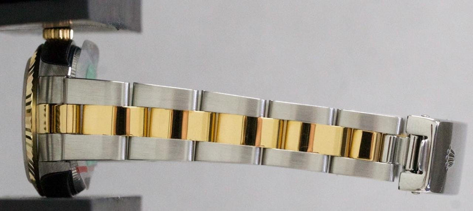 Rolex | Oyster Perpetual | 76193 | Gold/Steel | 24 mm | Black | Automatic