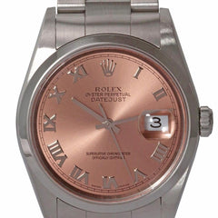 Rolex | Datejust | 16220 | Steel | 36 mm | Steel | Pink | Automatic
