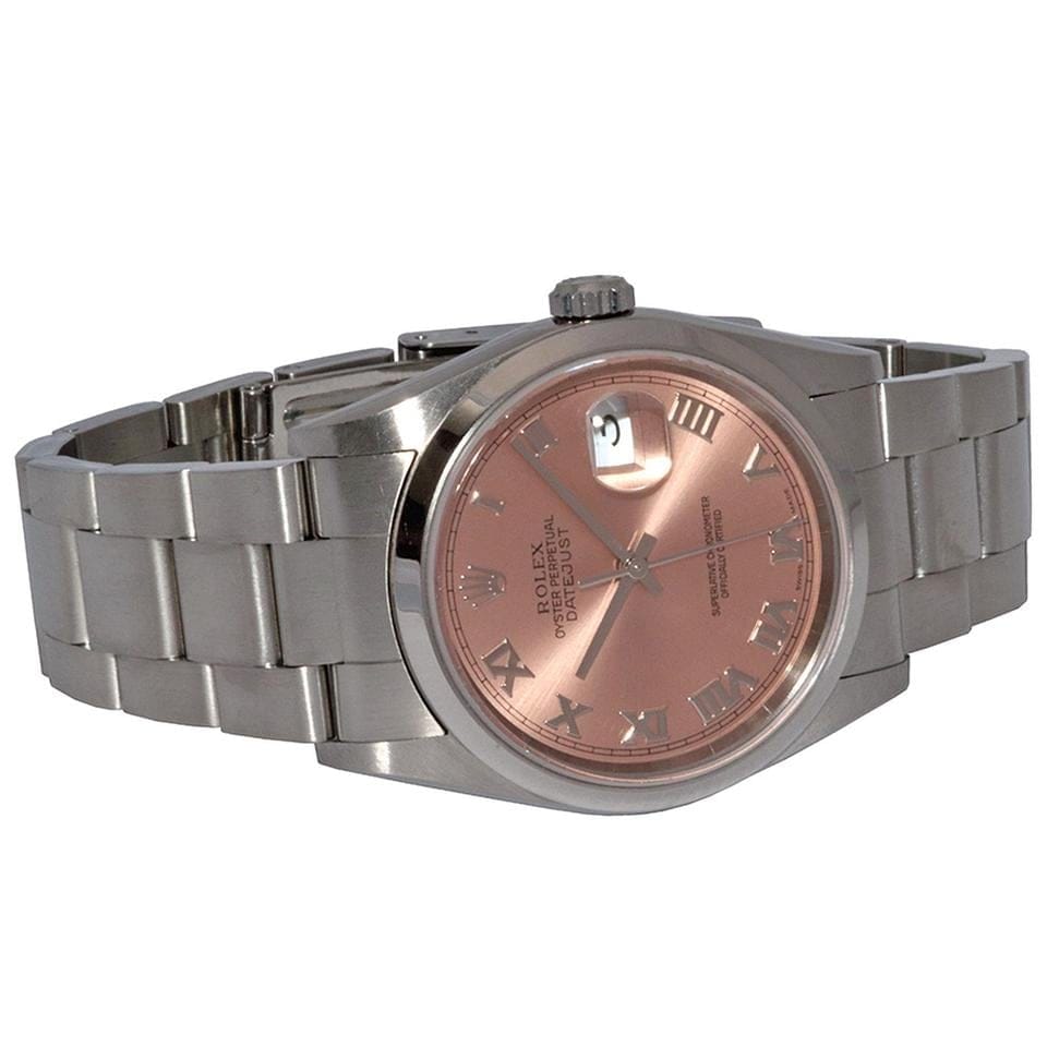 Rolex | Datejust | 16220 | Steel | 36 mm | Steel | Pink | Automatic