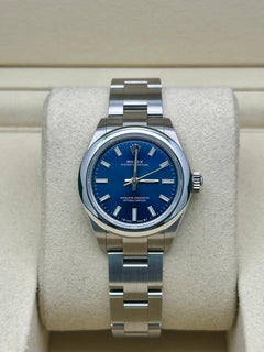 Rolex | Oyster Perpetual | 276200 | Steel | 28 x 33 mm | Steel | Blue | Automatic
