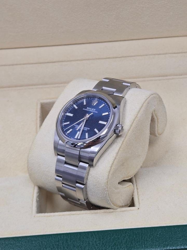 Rolex | Oyster Perpetual | 124200-cm4-dc710 | Steel | 34 mm | Steel | Blue | Automatic