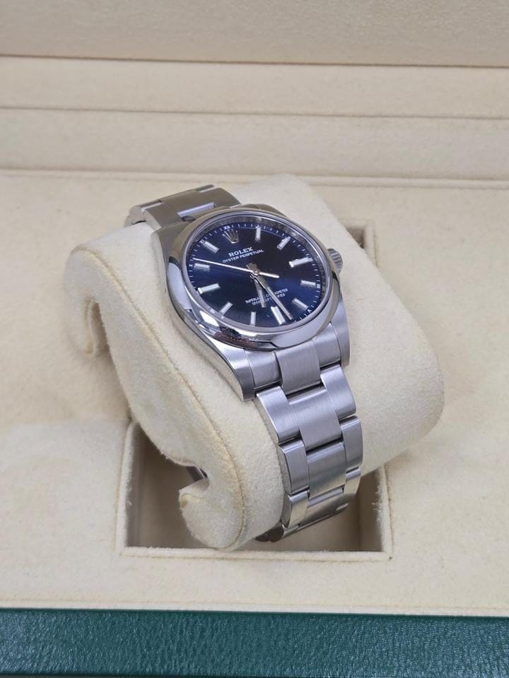 Rolex | Oyster Perpetual | 124200-cm4-dc710 | Steel | 34 mm | Steel | Blue | Automatic