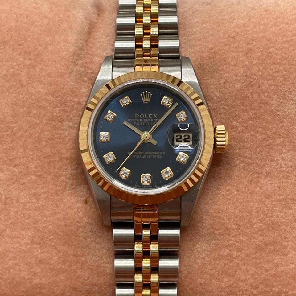 Rolex | Datejust | 69173 | Steel | 26 mm | Gold/Steel | Blue | Automatic