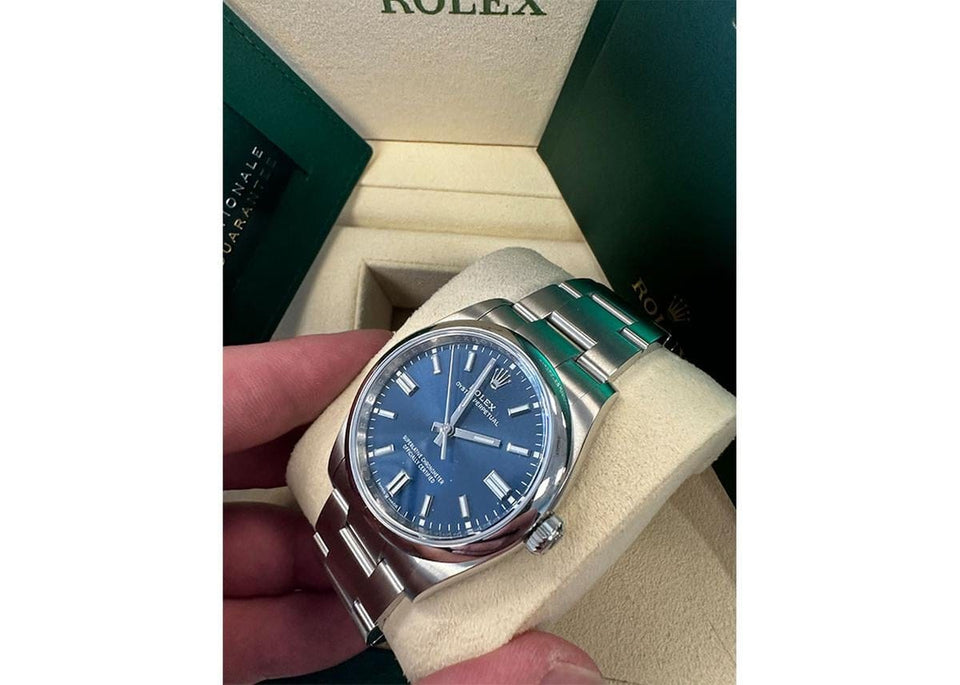 Rolex | Oyster Perpetual | m126000-0003 | Steel | 36 mm | Steel | Blue | Automatic