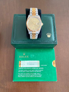 Rolex | Datejust | R16233320B6252 | Gold/Steel | 36 mm | Gold/Steel | Gold | Automatic