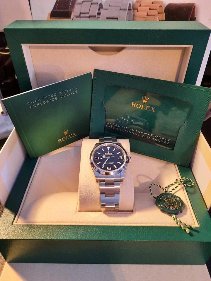 Rolex | Explorer | 124270 | Steel | 36 x 43.2 mm | Steel | Black | Automatic