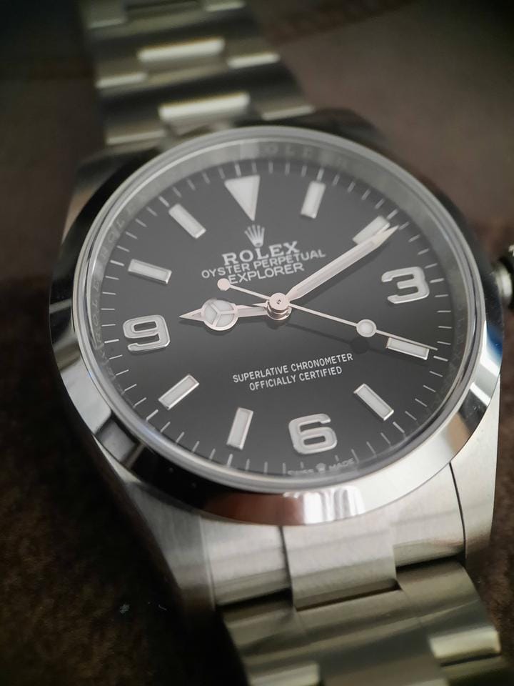 Rolex | Explorer | 124270 | Steel | 36 x 43.2 mm | Steel | Black | Automatic