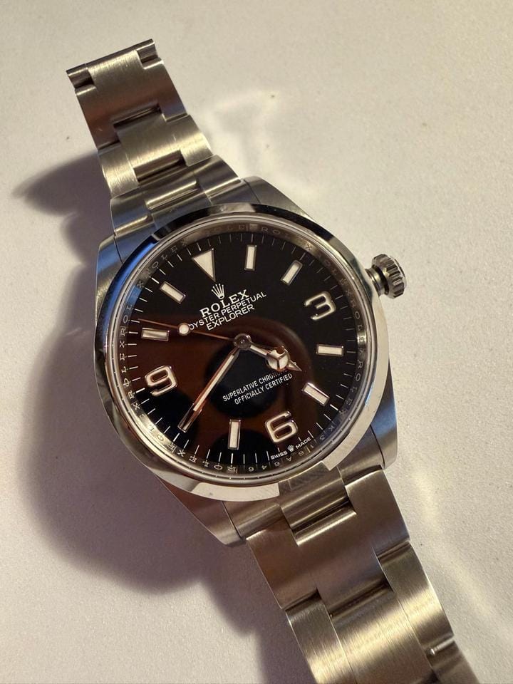 Rolex | Explorer | 124270 | Steel | 36 x 43.2 mm | Steel | Black | Automatic