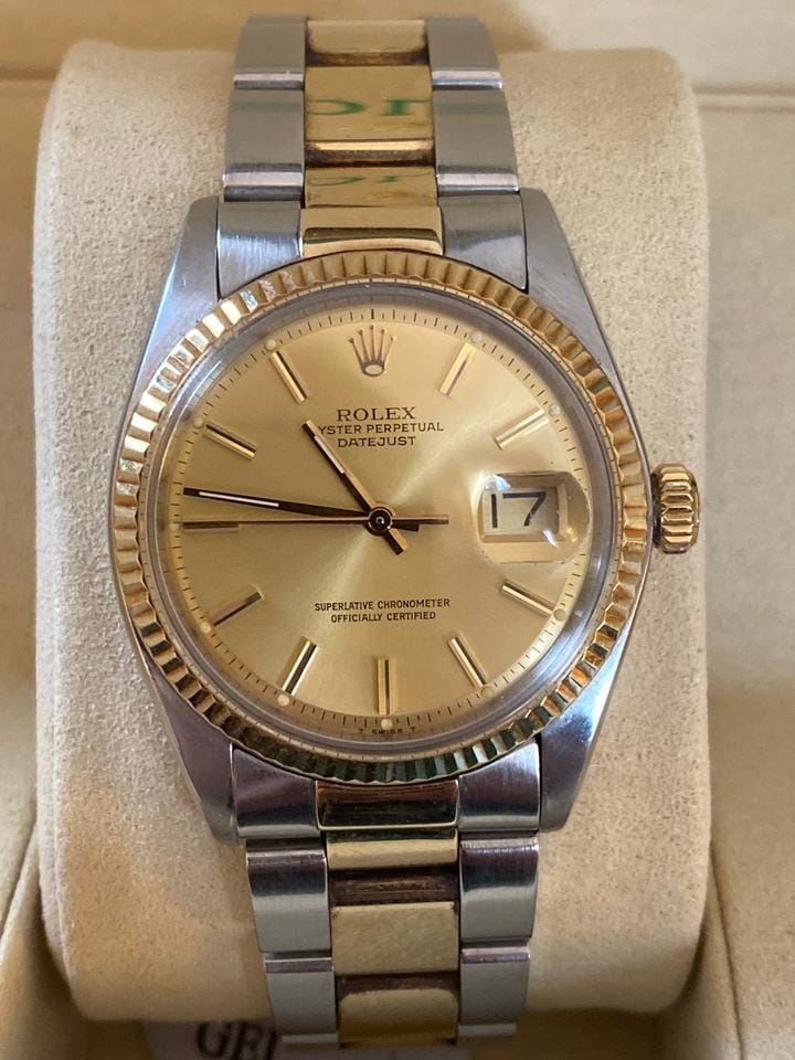 Rolex | Datejust | 1601 | Gold/Steel | 36 mm | Steel | Gold | Automatic