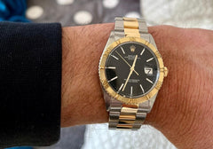 Rolex | Datejust | 13/1625-8-16 | Steel | 36 mm | Gold/Steel | Black | Automatic
