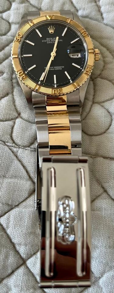 Rolex | Datejust | 13/1625-8-16 | Steel | 36 mm | Gold/Steel | Black | Automatic