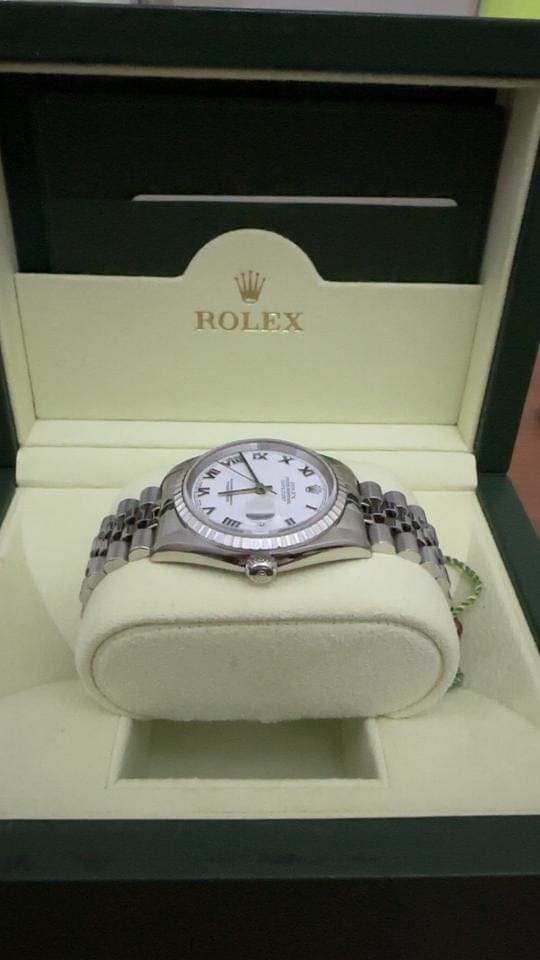 Rolex | Datejust | 16220 | Steel | 36 mm | Steel | White | Automatic