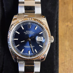 Rolex | Datejust | 116234 | Steel | 36 mm | Steel | Blue | Automatic