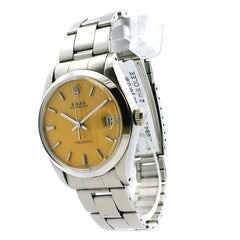 Rolex | Oysterdate Precision | 6694 | Steel | 34 mm | Steel | Yellow | Manual winding