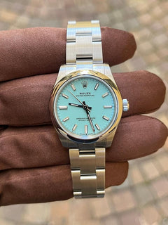 Rolex | Oyster Perpetual | 277200 | Steel | 31 mm | Steel | Turquoise | Automatic