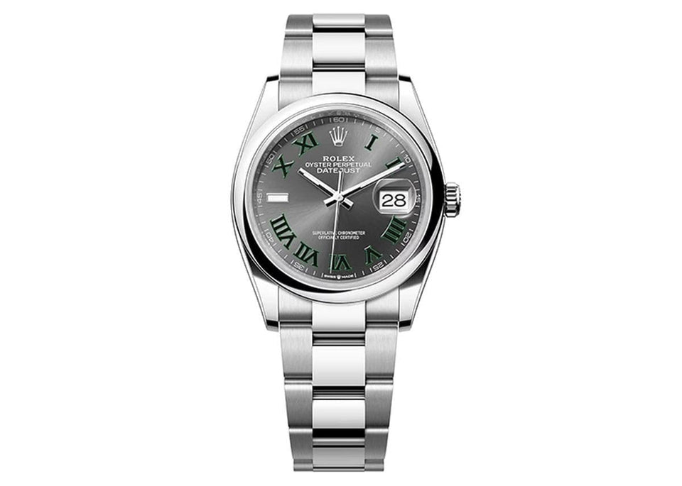 Rolex | Datejust | 126200 | Steel | 36mm mm | Steel | Grey | Automatic