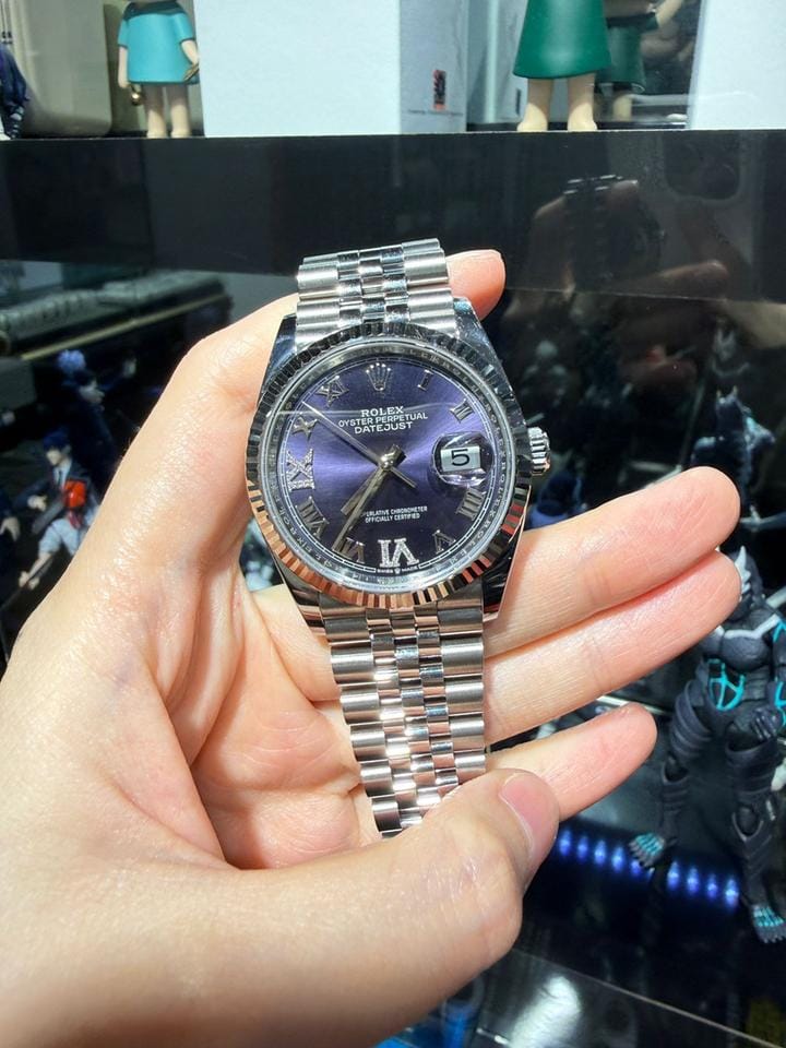 Rolex | Datejust | 126234 | Steel | 36 mm | Steel | Purple | Automatic