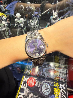 Rolex | Datejust | 126234 | Steel | 36 mm | Steel | Purple | Automatic
