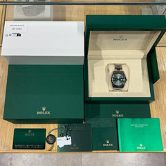 Rolex | Datejust | 126300 | Steel | 41 x 48 mm | Steel | Green | Automatic