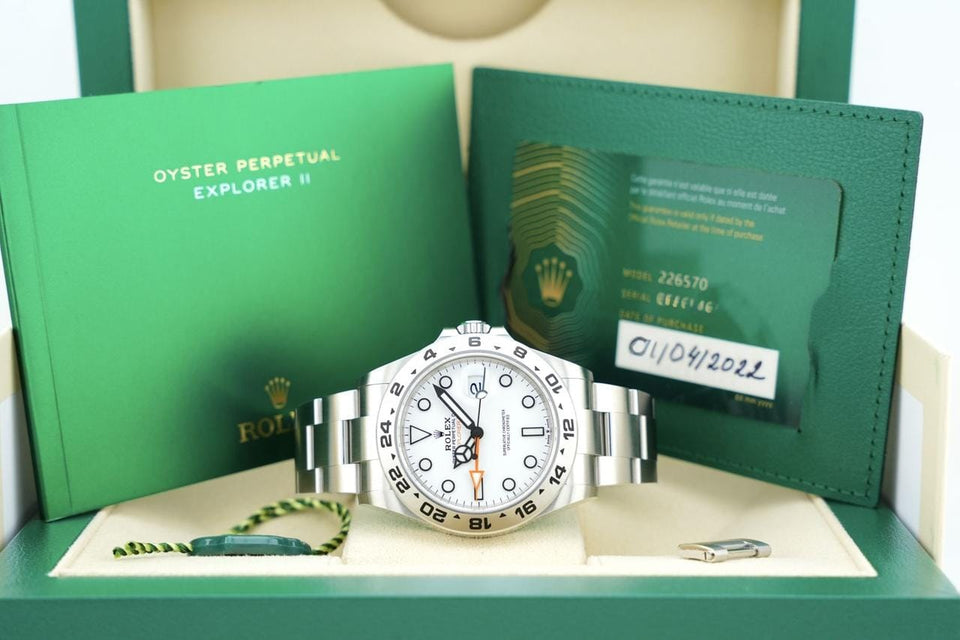 Rolex | Explorer II | 226570 | Steel | 42 mm | Steel | White | Automatic