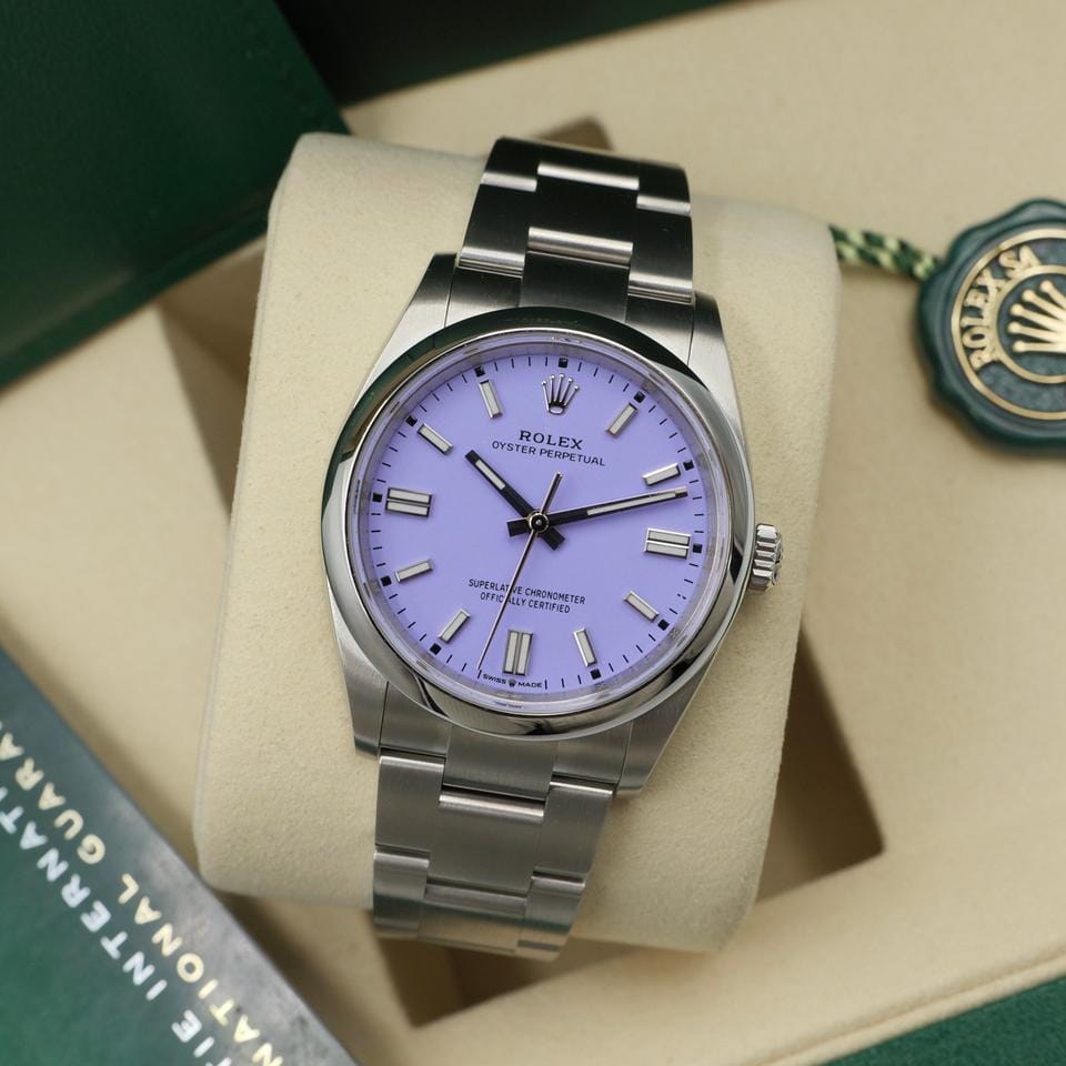 Rolex | Oyster Perpetual | 134300 | Steel | 41 mm | Steel | Purple | Automatic