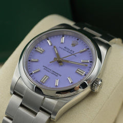 Rolex | Oyster Perpetual | 134300 | Steel | 41 mm | Steel | Purple | Automatic