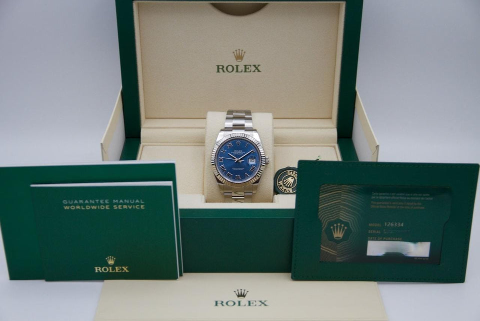 Rolex | Datejust | 126334 | Steel | 41 mm | Steel | Blue | Automatic