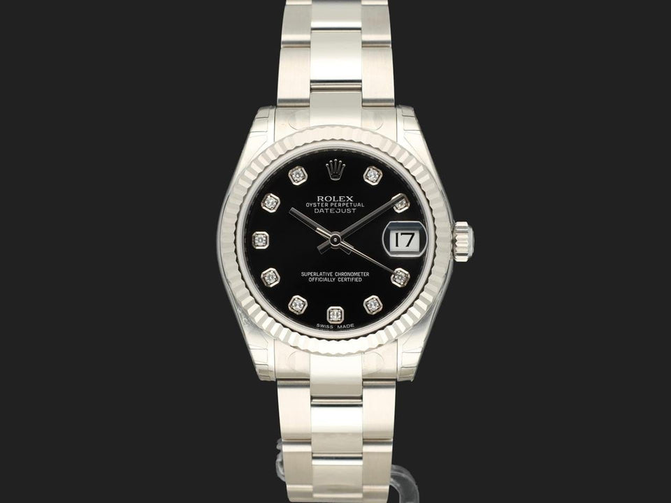 Rolex | Datejust | 178274 | Steel | 31 mm | Steel | Black | Automatic