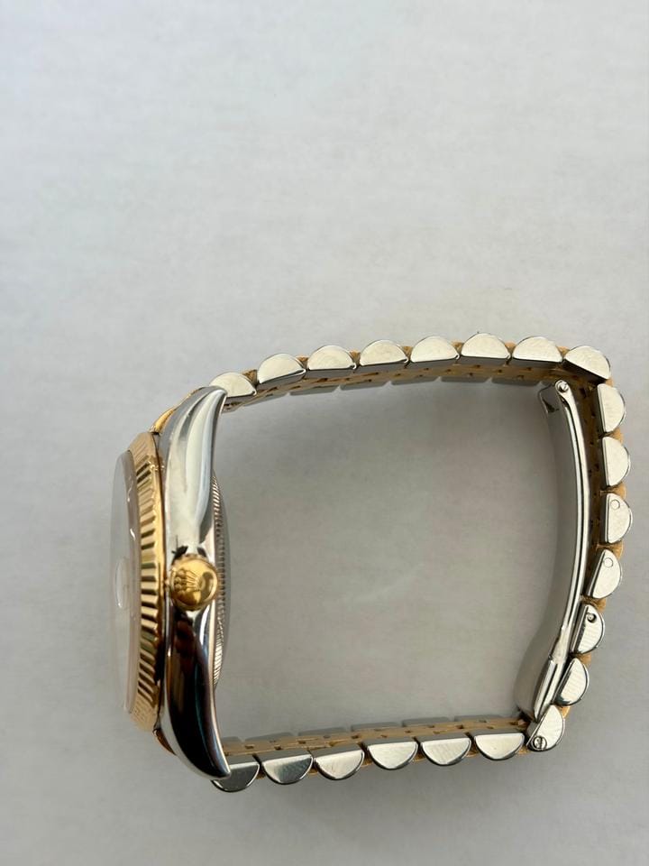 Rolex | Datejust | 116233 | Yellow gold | 36 mm | Gold/Steel | Champagne | Automatic