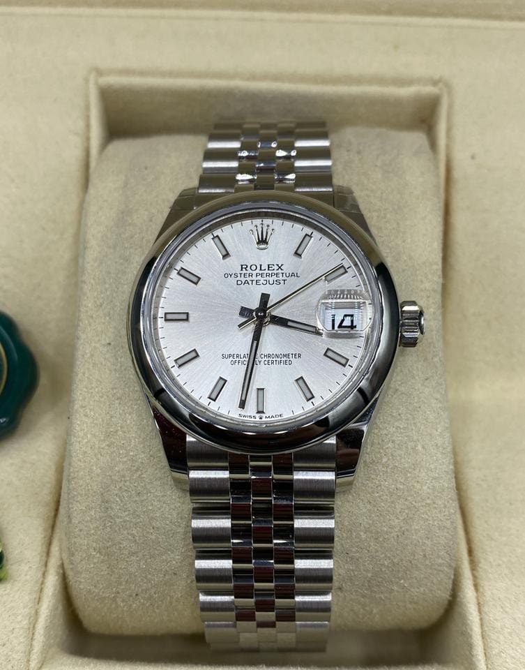 Rolex | Datejust | 278240 SILVER INDEX JUB | Steel | 31 x 37 mm | Steel | Silver | Automatic