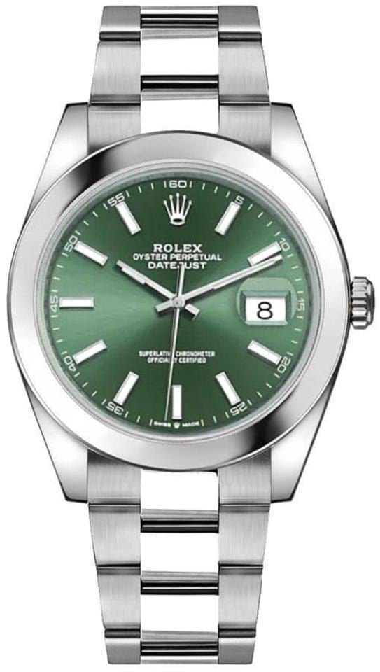 Rolex | Datejust | 126300-0019 | Steel | 41 mm | Steel | Green | Automatic