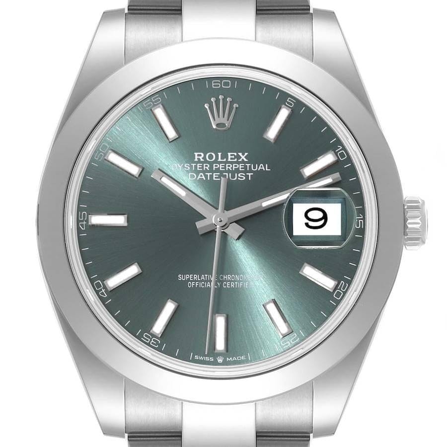 Rolex | Datejust | 126300-0019 | Steel | 41 mm | Steel | Green | Automatic