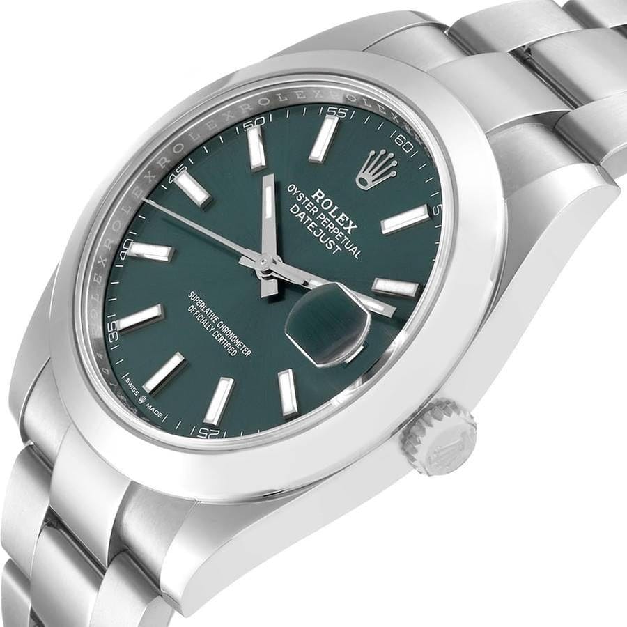 Rolex | Datejust | 126300-0019 | Steel | 41 mm | Steel | Green | Automatic