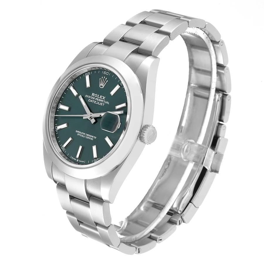 Rolex | Datejust | 126300-0019 | Steel | 41 mm | Steel | Green | Automatic