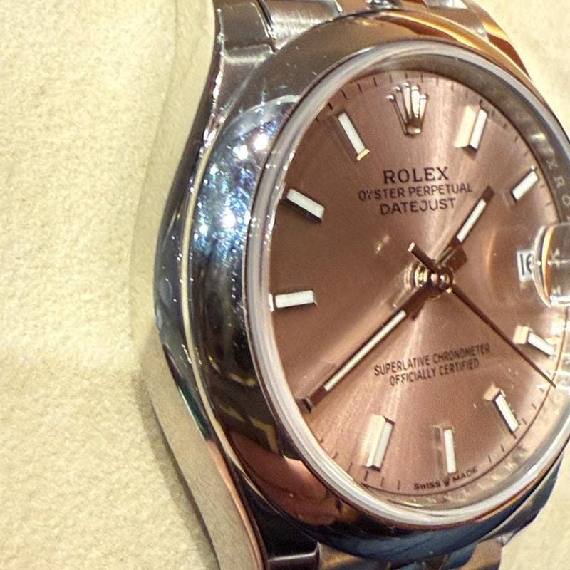 Rolex Lady-Datejust31mm Lady-Datejust Pink Dial Jubilee Bracelet Unworn Full Set