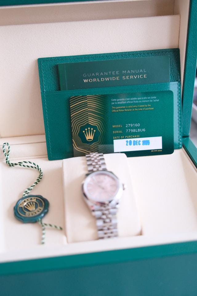 Rolex | Datejust | 279160 | Steel | 28 mm | White gold | Pink | Automatic
