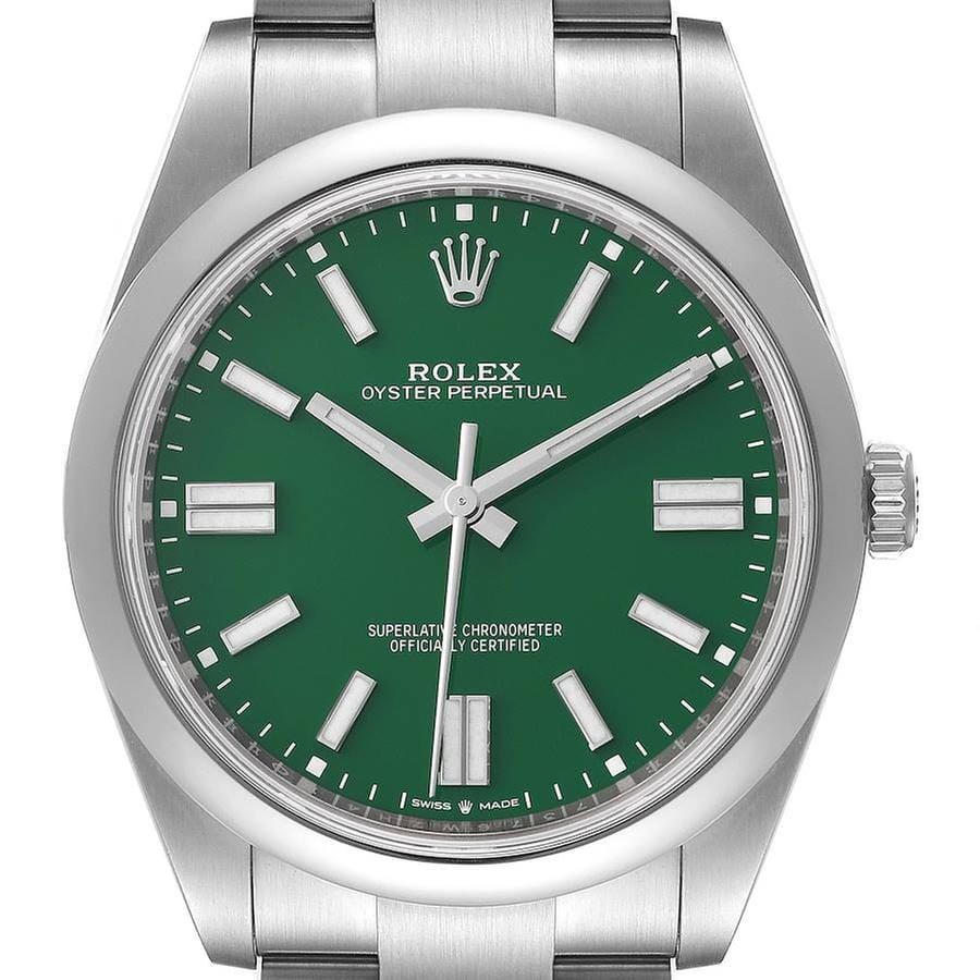 Rolex | Oyster Perpetual | 124300-0005 | Steel | 41 mm | Steel | Green | Automatic