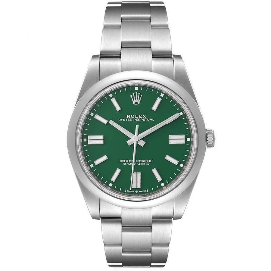 Rolex | Oyster Perpetual | 124300-0005 | Steel | 41 mm | Steel | Green | Automatic