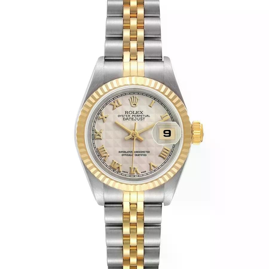 Rolex | Datejust | 69173 | Yellow gold | 26 mm | Gold/Steel | White | Automatic