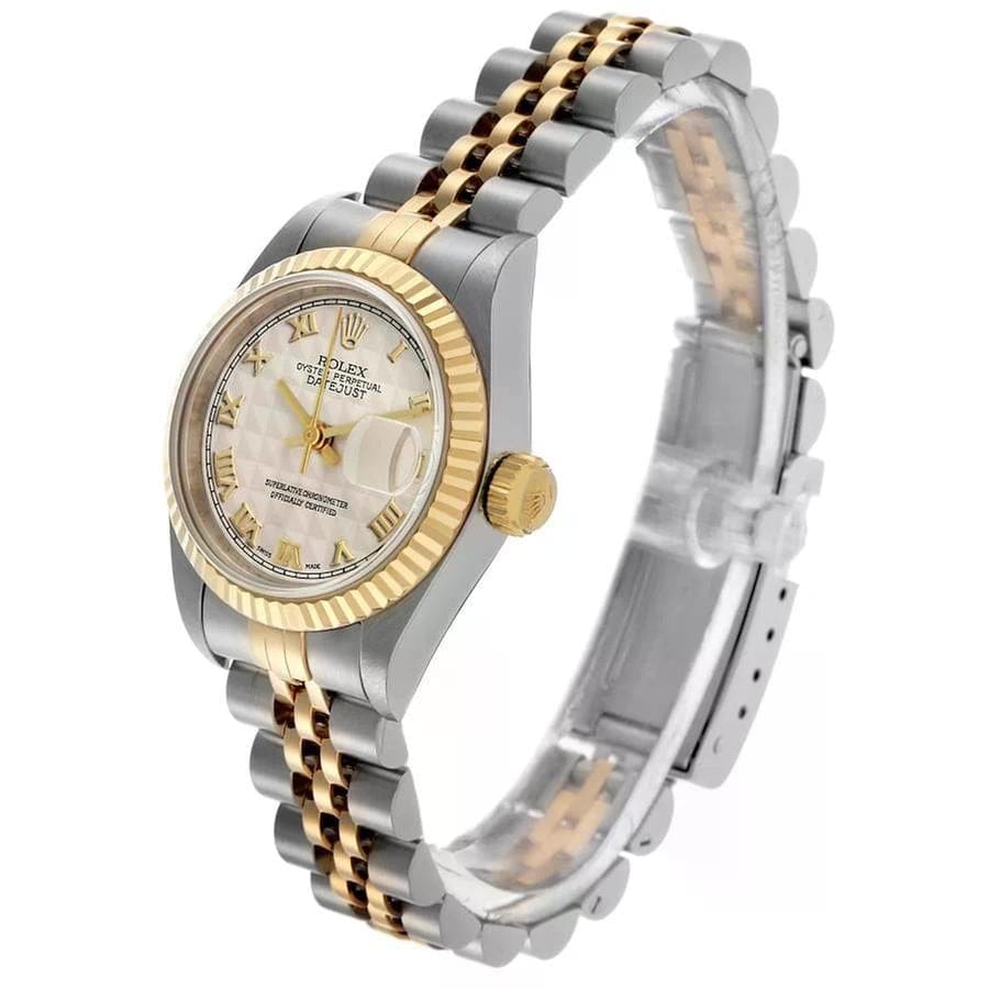 Rolex | Datejust | 69173 | Yellow gold | 26 mm | Gold/Steel | White | Automatic