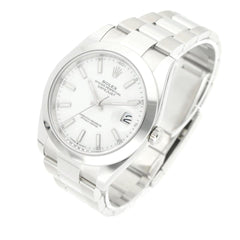 Rolex Datejust 41 Ref. 126300 White Dial Steel Full Set LC100