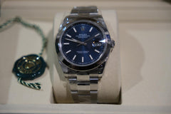 Rolex | Datejust | M126300-0001 | Steel | 41 x 48 mm | Steel | Blue | Automatic