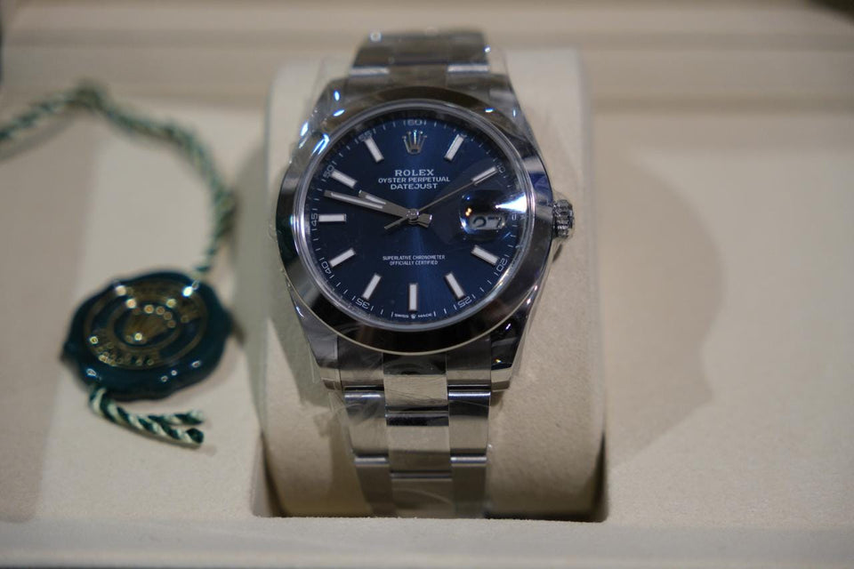 Rolex | Datejust | M126300-0001 | Steel | 41 x 48 mm | Steel | Blue | Automatic