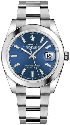 Rolex | Datejust | 126300-0001 | Steel | 41 mm | Steel | Blue | Automatic